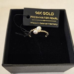 14kt Solid Yellow Gold Bypass Ring